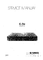 Yamaha C-2-A - Service Manual-2 